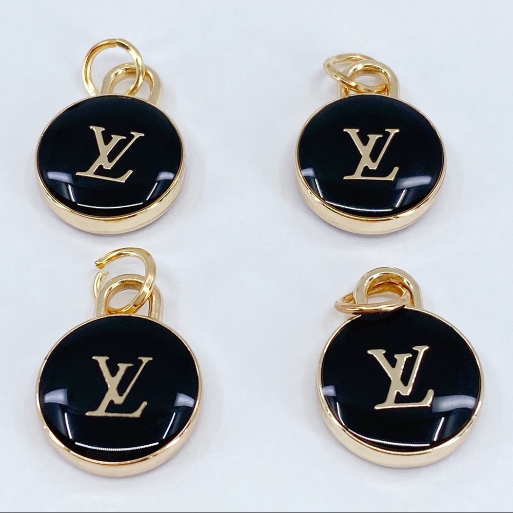 Set of 4 LV bag charms